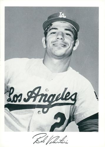 1972 Danny Goodman Los Angeles Dodgers Set C #NNO Bob Valentine Front