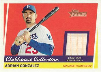 2016 Topps Heritage - Clubhouse Collection Relics #CCR-AG Adrian Gonzalez Front