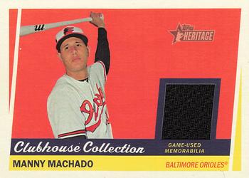 2016 Topps Heritage - Clubhouse Collection Relics #CCR-MM Manny Machado Front