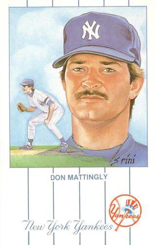1991 Historic Limited Editions Don Mattingly Postcards (Series 2) #4 Don Mattingly Front