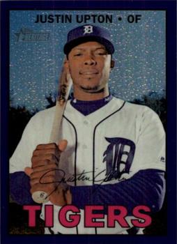 2016 Topps Heritage - Chrome Purple Refractor #THC-532 Justin Upton Front