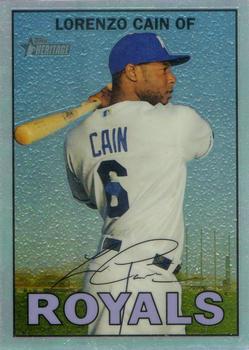 2016 Topps Heritage - Chrome Refractor #THC-479 Lorenzo Cain Front