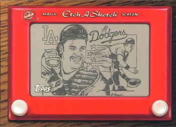1998 Topps - Etch-A-Sketch #ES6 Mike Piazza Front