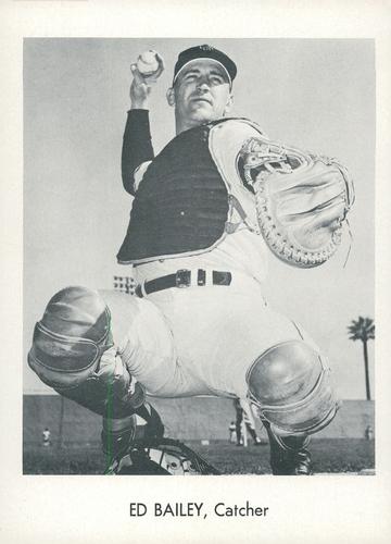 1964 Jay Publishing Milwaukee Braves Concession Issue Set B #NNO Ed Bailey Front