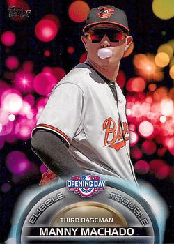 2016 Topps Opening Day - Bubble Trouble #BT-6 Manny Machado Front