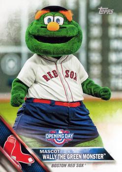 2016 Topps Opening Day - Mascots #M-4 Wally the Green Monster Front