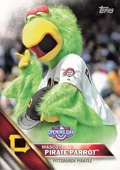 2016 Topps Opening Day - Mascots #M-17 Pirate Parrot Front