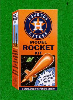 2016 Topps MLB Wacky Packages - Green Turf Border #6 Astros Model Rocket Kit Front