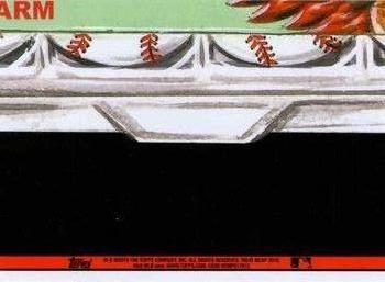2016 Topps MLB Wacky Packages - Green Turf Border #13 Cardinals Eggs Back