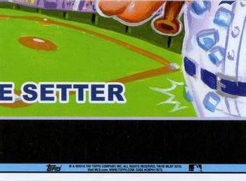 2016 Topps MLB Wacky Packages - Green Turf Border #67 Bowling Green Hot Rods Pretzel Rods Back