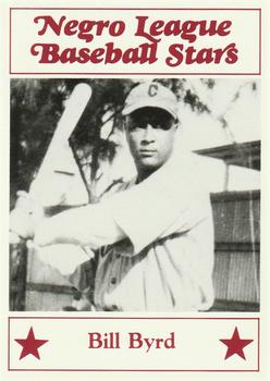1986 Fritsch Negro League Baseball Stars #52 Bill Byrd Front