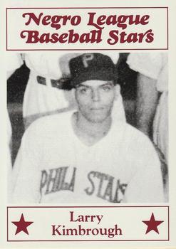 1986 Fritsch Negro League Baseball Stars #61 Larry Kimbrough Front