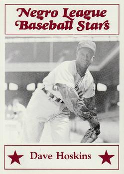 1986 Fritsch Negro League Baseball Stars #81 Dave Hoskins Front