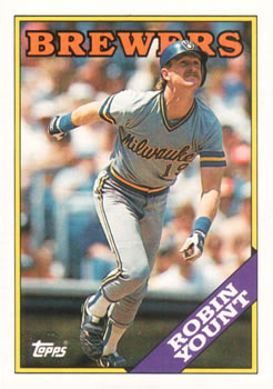 1988 Topps #165 Robin Yount Front