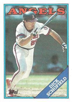 1988 Topps #43 Dick Schofield Front