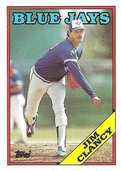 1988 Topps #54 Jim Clancy Front