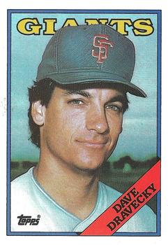 1988 Topps #68 Dave Dravecky Front