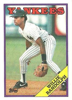 1988 Topps #210 Willie Randolph Front