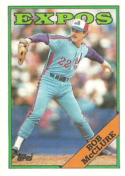 1988 Topps #313 Bob McClure Front