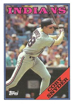 1988 Topps #620 Cory Snyder Front