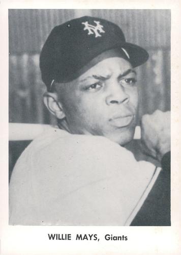 1957 Jay Publishing New York Giants 5x7 #NNO Willie Mays Front