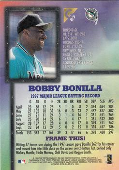 1998 Topps Gallery #87 Bobby Bonilla Back