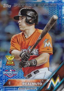 2016 Topps Opening Day - Blue Foil #OD-174 J.T. Realmuto Front
