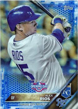 2016 Topps Opening Day - Blue Foil #OD-175 Alex Rios Front