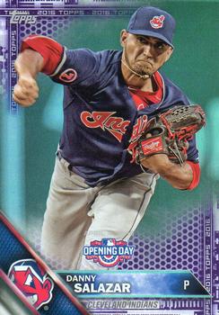 2016 Topps Opening Day - Purple Foil #OD-11 Danny Salazar Front