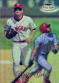 1998 Topps Gold Label #28 Rusty Greer Front