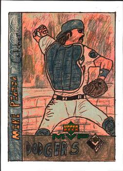 2000 Upper Deck MVP - Draw Your Own Card #DT18 Mike Piazza  Front