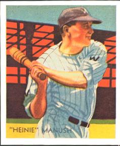 1985 1934-1936 Diamond Stars (reprint) #30 Heinie Manush Front