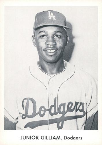 1958 Danny Goodman Los Angeles Dodgers Set B #NNO Junior Gilliam Front