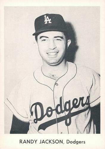 1958 Danny Goodman Los Angeles Dodgers Set A #NNO Randy Jackson Front