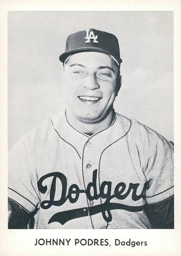 1958 Danny Goodman Los Angeles Dodgers Set A #NNO Johnny Podres Front