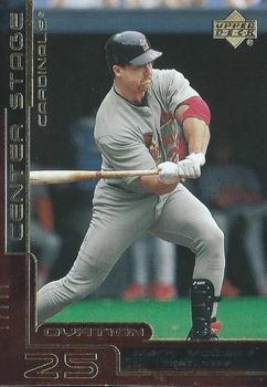2000 Upper Deck Ovation - Center Stage Gold #CS5 Mark McGwire  Front