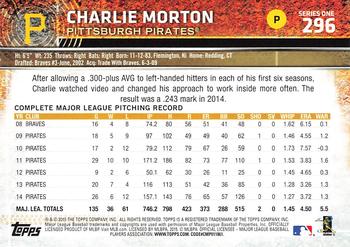2015 Topps - Limited #296 Charlie Morton Back