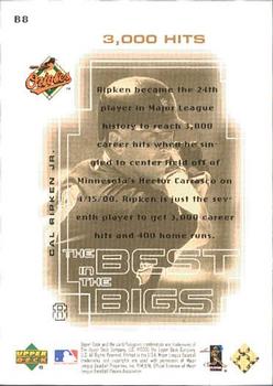 2000 Upper Deck Pros & Prospects - Best in the Bigs #B8 Cal Ripken Jr.  Back