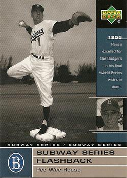 2000 Upper Deck Subway Series #NY30 Pee Wee Reese  Front