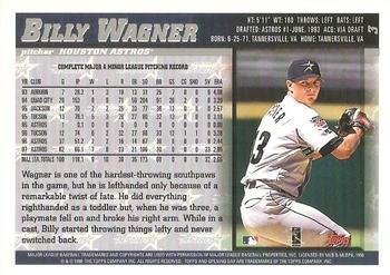 1998 Topps Opening Day #3 Billy Wagner Back