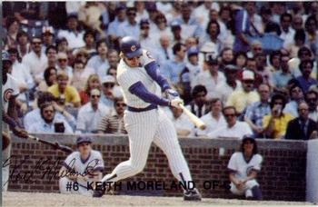 1982 Red Lobster Chicago Cubs #NNO Keith Moreland Front