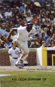 1982 Red Lobster Chicago Cubs #NNO Leon Durham Front