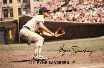 1982 Red Lobster Chicago Cubs #NNO Ryne Sandberg Front