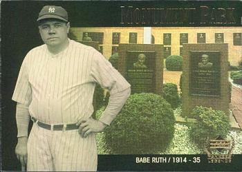 2000 Upper Deck Yankees Legends - Monument Park #MP2 Babe Ruth  Front