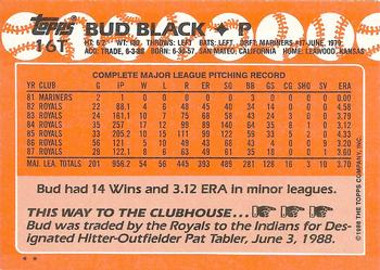 1988 Topps Traded #16T Bud Black Back