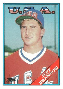 1988 Topps Traded #19T Jeff Branson Front
