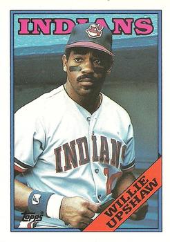 1988 Topps Traded #123T Willie Upshaw Front