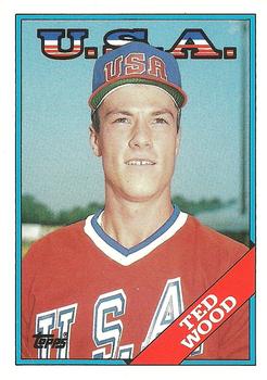 1988 Topps Traded #130T Ted Wood Front