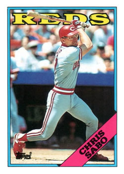 1988 Topps Traded #98T Chris Sabo Front