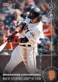 2016 Topps Now #100 Brandon Crawford Front